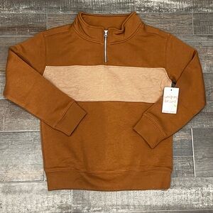 Jumping Beans Kids' Brown and Tan Pullover Sweater